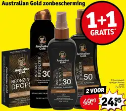Kruidvat Australian Gold zonbescherming aanbieding