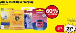 Kruidvat Alle A-merk lipverzorging aanbieding