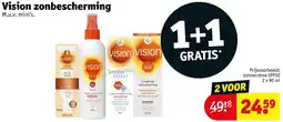 Kruidvat Vision zonbescherming aanbieding