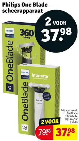 Kruidvat Philips One Blade scheerapparaat aanbieding