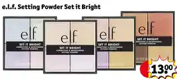 Kruidvat E.l.f. Setting Powder Set it Bright aanbieding