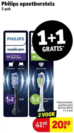 Kruidvat Philips opzetborstels aanbieding