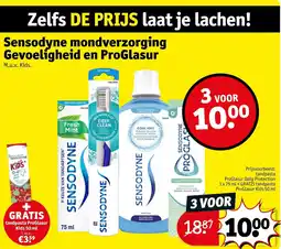 Kruidvat Sensodyne mondverzorging Gevoeligheid en ProGlasur aanbieding