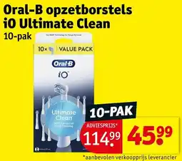 Kruidvat Oral-B opzetborstels i0 Ultimate Clean aanbieding