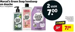 Kruidvat Marcel's Green Soap handzeep en douche aanbieding