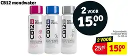 Kruidvat CB12 mondwater aanbieding