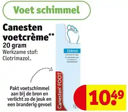 Kruidvat Canesten voetcrème aanbieding