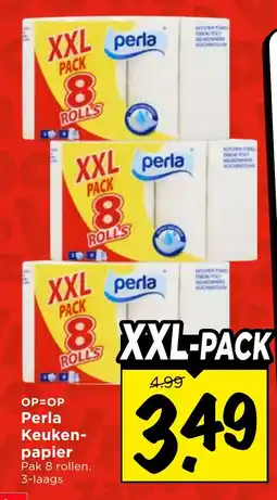 Vomar Voordeelmarkt Perla Keukenpapier aanbieding