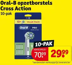 Kruidvat Oral-B opzetborstels Cross Action aanbieding