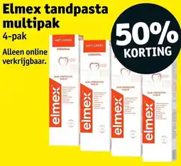 Kruidvat Elmex tandpasta multipak aanbieding