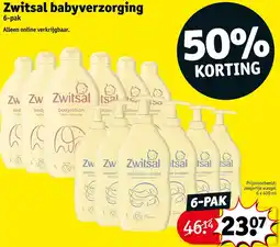 Kruidvat Zwitsal babyverzorging aanbieding