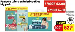 Kruidvat Pampers luiers en luierbroekjes big pack aanbieding