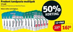 Kruidvat Prodent tandpasta multipak aanbieding