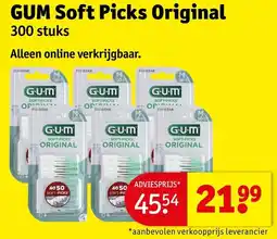 Kruidvat GUM Soft Picks Original aanbieding