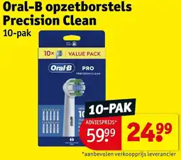 Kruidvat Oral-B opzetborstels Precision Clean aanbieding