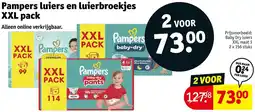Kruidvat Pampers luiers en luierbroekjes XXL pack aanbieding