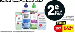 Kruidvat Kruidvat lenzen en lensvloeistof aanbieding