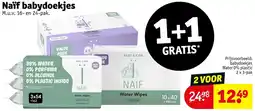 Kruidvat Naïf babydoekjes aanbieding