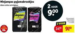 Kruidvat Ninjampas pyjamabroekjes aanbieding