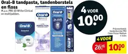 Kruidvat Oral-B tandpasta, tandenborstels en floss aanbieding