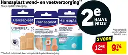 Kruidvat Hansaplast wond en voetverzorging aanbieding