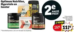 Kruidvat Optimum Nutrition, Myprotein en Isostar aanbieding