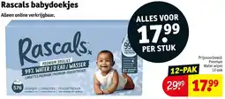 Kruidvat Rascals babydoekjes aanbieding