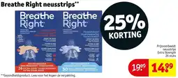 Kruidvat Breathe Right neusstrips aanbieding