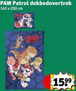 Kruidvat PAW Patrol dekbedovertrek aanbieding