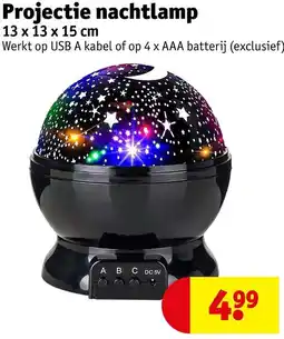 Kruidvat Projectie nachtlamp aanbieding