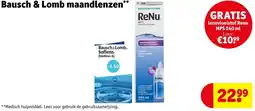 Kruidvat Bausch & Lomb maandlenzen aanbieding