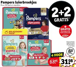 Kruidvat Pampers luierbroekjes aanbieding
