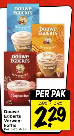 Vomar Voordeelmarkt Douwe Egberts Verwenkoffie aanbieding