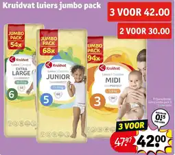 Kruidvat Kruidvat luiers jumbo pack aanbieding