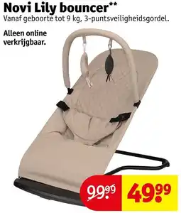 Kruidvat Novi Lily bouncer aanbieding