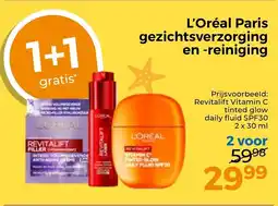 Trekpleister L'oréal paris gezichtsverzorging en reiniging aanbieding