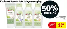Kruidvat Kruidvat Pure & Soft babyverzorging aanbieding