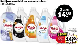 Kruidvat Robijn wasmiddel en wasverzachter aanbieding