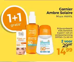 Trekpleister Garnier ambre solaire aanbieding