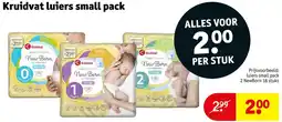 Kruidvat Kruidvat luiers small pack aanbieding