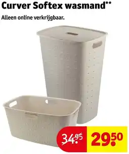 Kruidvat Curver Softex wasmand aanbieding