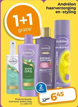 Trekpleister Andrélon haarverzorging en styling aanbieding