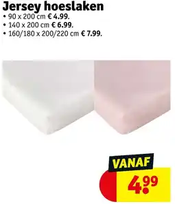 Kruidvat Jersey hoeslaken aanbieding