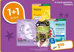 Trekpleister A-merk gezichtsmaskers aanbieding