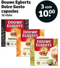 Kruidvat Douwe Egberts Dolce Gusto capsules aanbieding