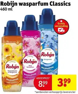 Kruidvat Robijn wasparfum Classics aanbieding