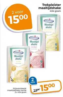 Trekpleister Trekpleister maaltijdshake aanbieding