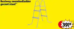 Kruidvat Bestway zwembadladder gecoat staal aanbieding