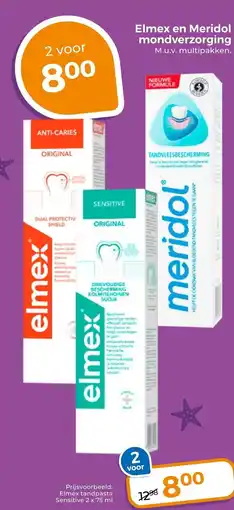 Trekpleister Elmex en meridol mondverzorging aanbieding