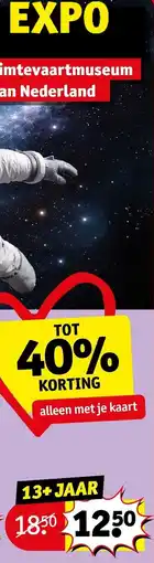 Kruidvat Ticket space expo aanbieding